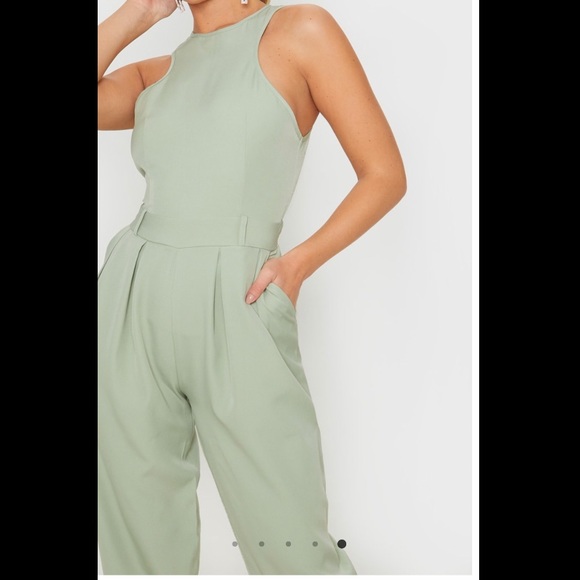 Mint green jumpsuit - Picture 3 of 3